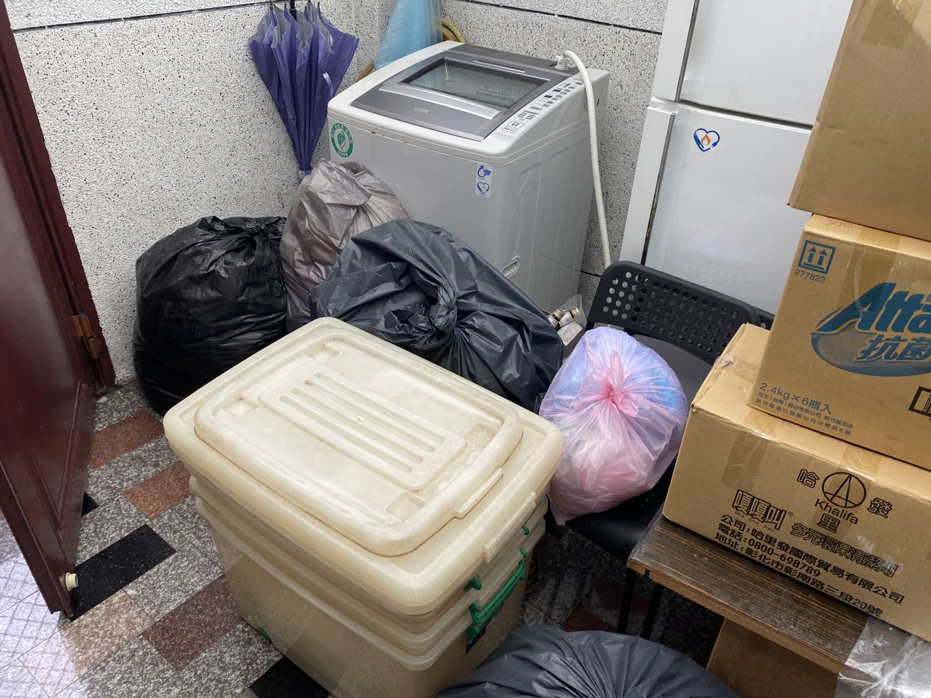 20220609霧峰區巷弄內搬家雜物垃圾清運